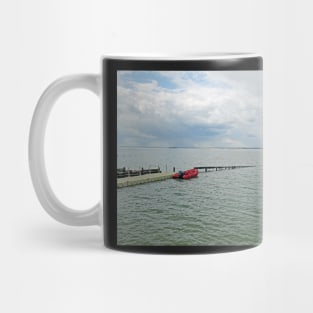 Boat at Colwell Bay Isle of Wight Mug